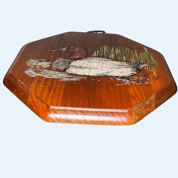 Vintage Wooden Duck Wall Plaque – Rustic Cabin Decor - Picture 7 of 9